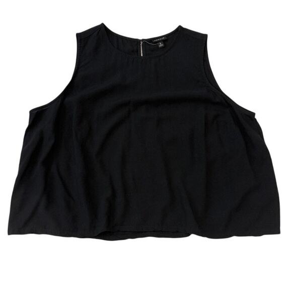 New Torrid Challis 0 sleeveless cropped shell top blouse TS 2795 - Picture 9 of 9